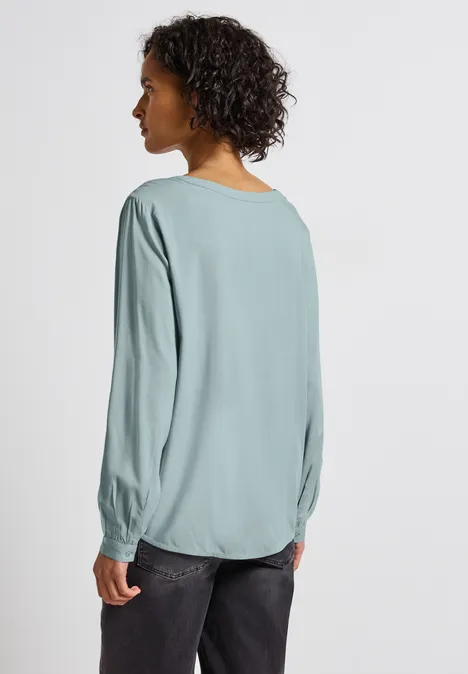 Split Neck Tunika arona blue