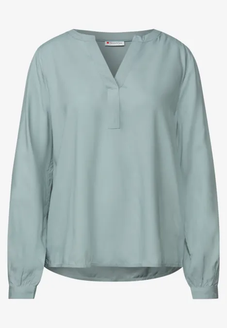 Split Neck Tunika arona blue