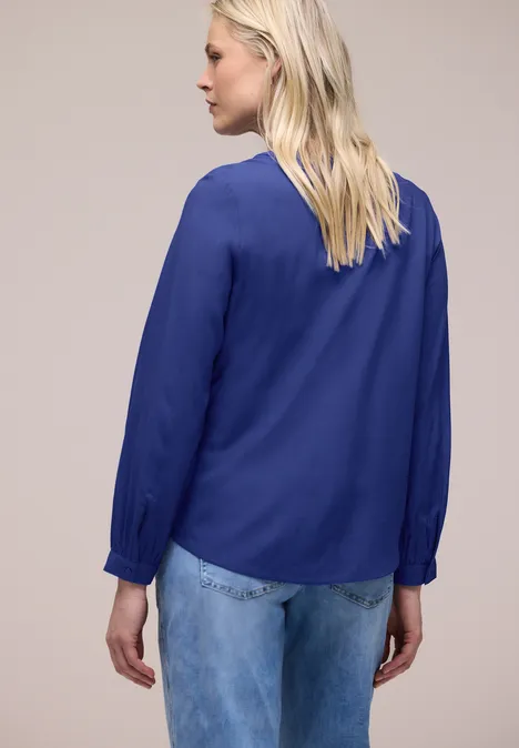 Tunique Split Neck amparo blue