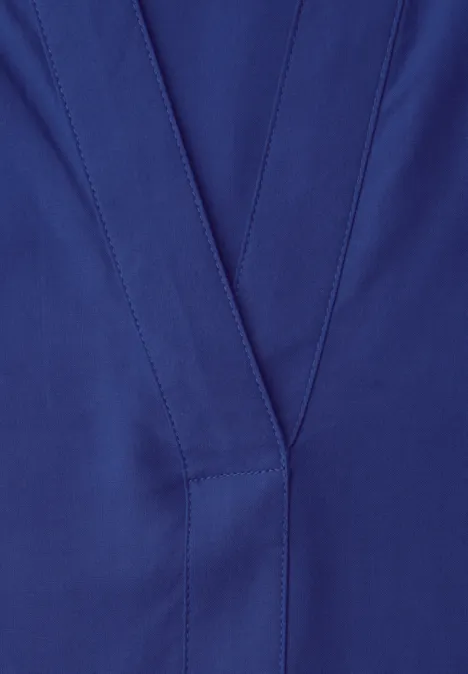 Tunique Split Neck amparo blue