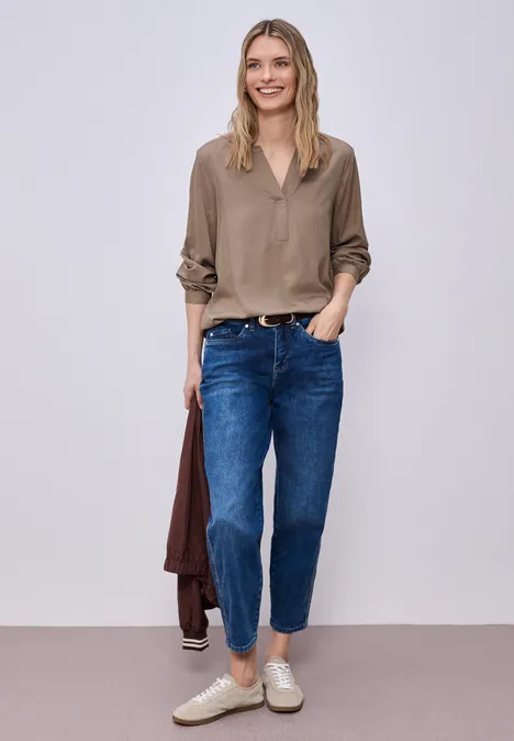 Tunique Split Neck light terra mocha