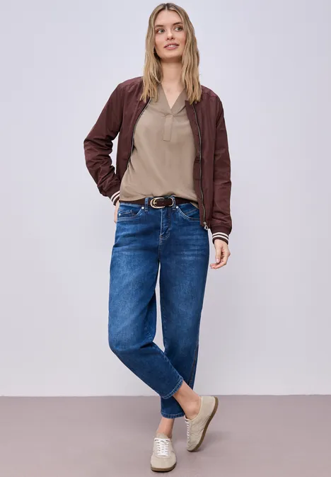 Tunique Split Neck light terra mocha