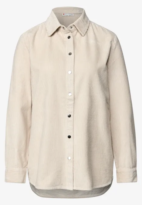 Koord lange blouse malted beige