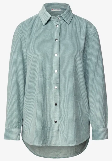 Koord lange blouse arona blue