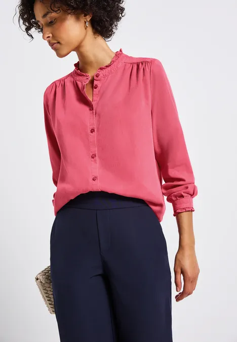 Tunika Washed-Look almond coral