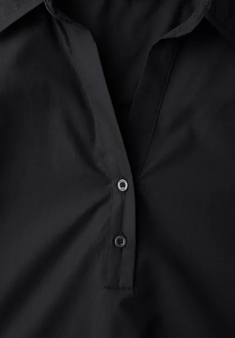 Business Hemdbluse Black