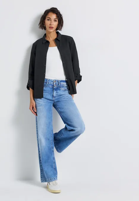 Business Bluse Black