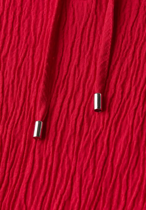 Strukturtunika mit Tape racing red