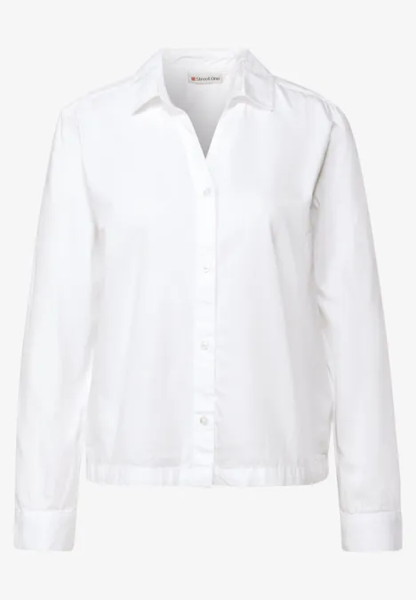 Twill Hemdbluse White