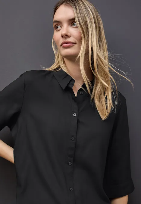 Hemdbluse Black Hemdbluse Black