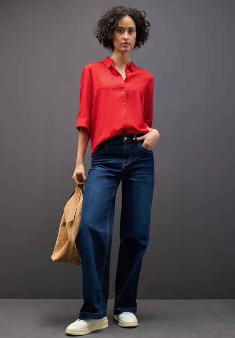 Hemdbluse racing red