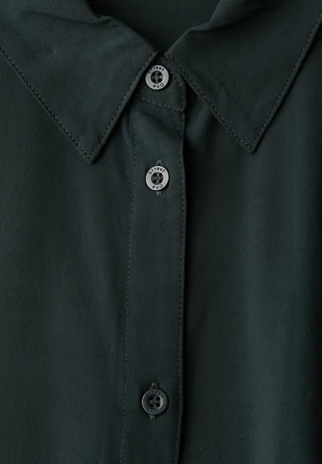 Hemdbluse evernight green