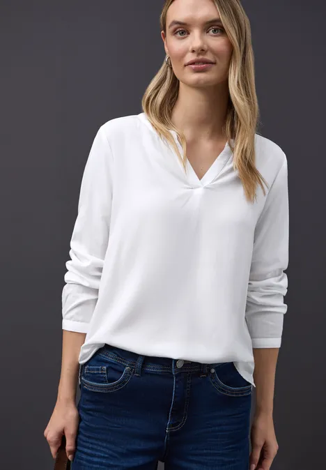 Tunika in Unifarbe White