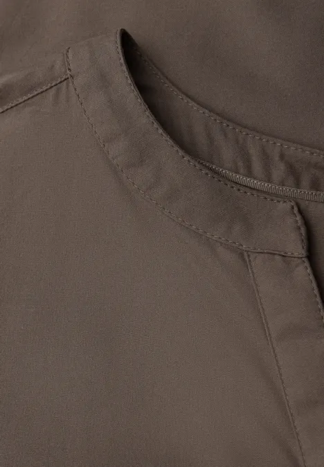 Tunika in Unifarbe nomad brown