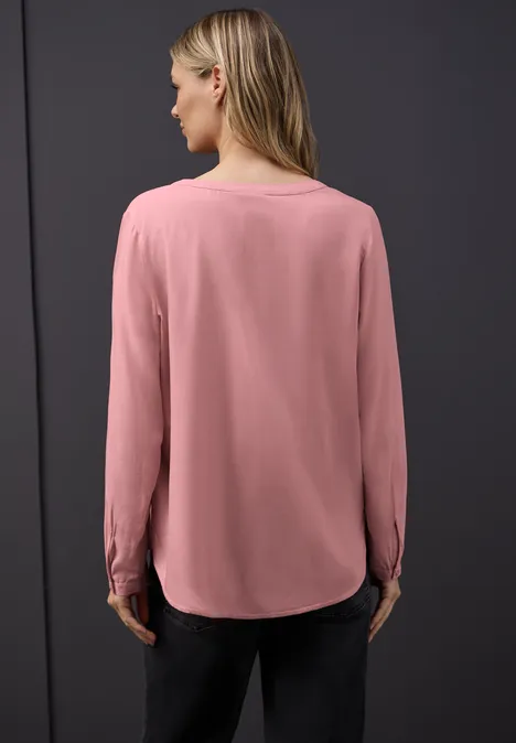 Tuniek in effen kleur powder pink Tuniek in effen kleur powder pink