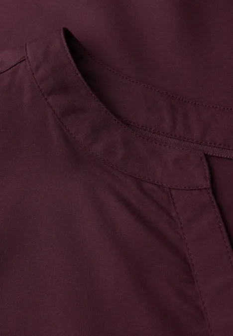 Tunika in Unifarbe jazz berry