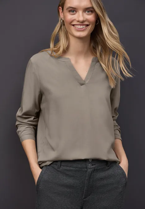 Tuniek in effen kleur null Tuniek in effen kleur null