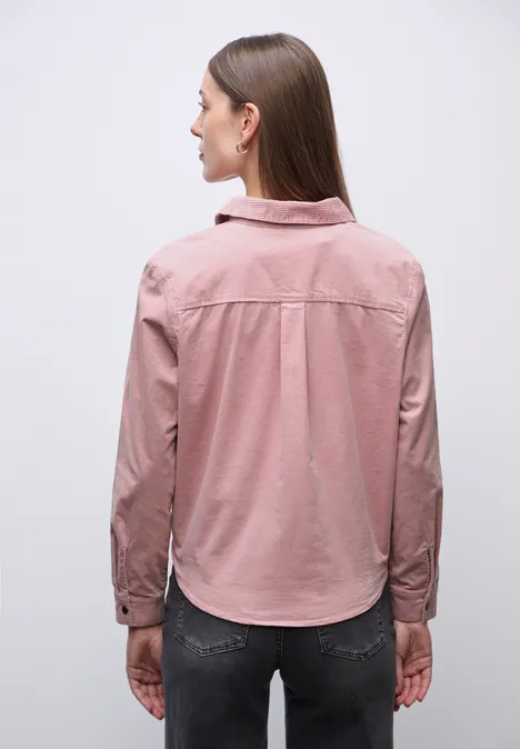 Cordmix Bluse powder pink