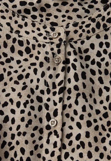 Leo blouse met taping details null