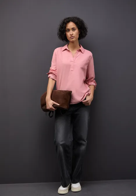 Corduroy blouse powder pink