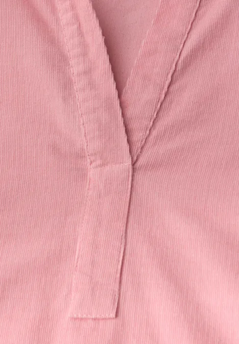 Corduroy blouse powder pink