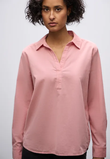 Corduroy blouse powder pink