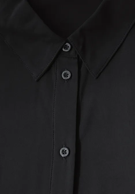 Overhemd blouse met leo details Black