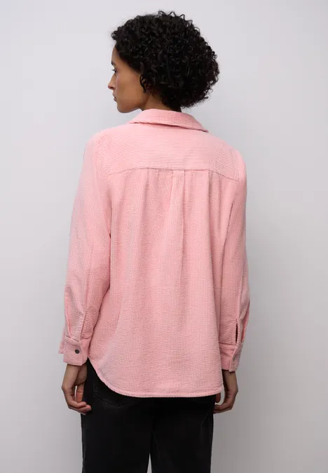 Cord Hemdbluse powder pink