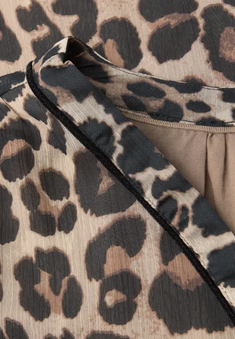 Chiffon tuniek met tape null Chiffon tuniek met tape null