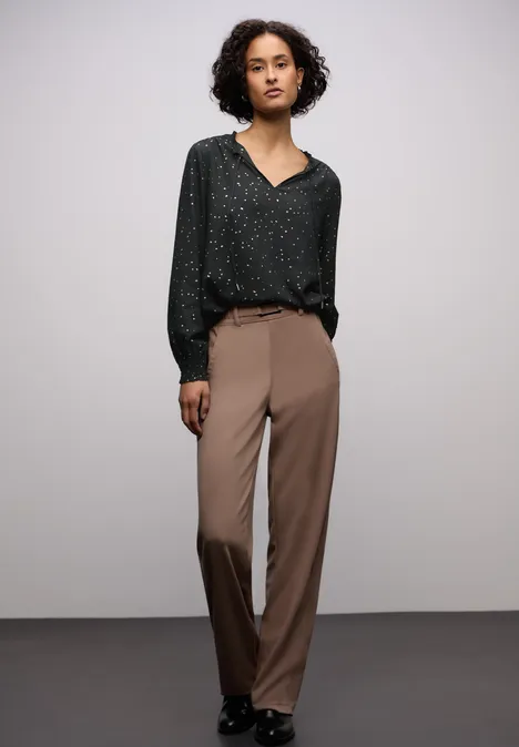 Gemusterte Tunika Black Gemusterte Tunika Black