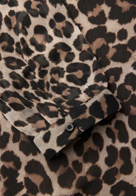 Chiffon Bluse mocha glow Chiffon Bluse mocha glow