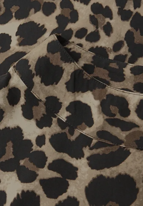 Gedessineerde blouse top null