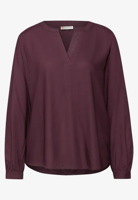 Blouse met glitterdetail Jazz Berry Blouse met glitterdetail Jazz Berry