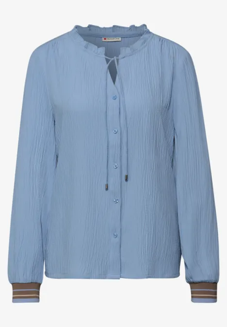 Tunika mit Tapedetails frosted blue