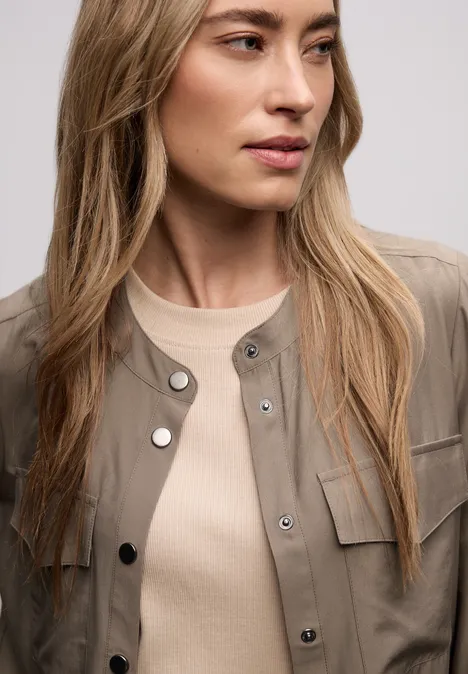 Hemdbluse mit Taschen light terra mocha Hemdbluse mit Taschen light terra mocha