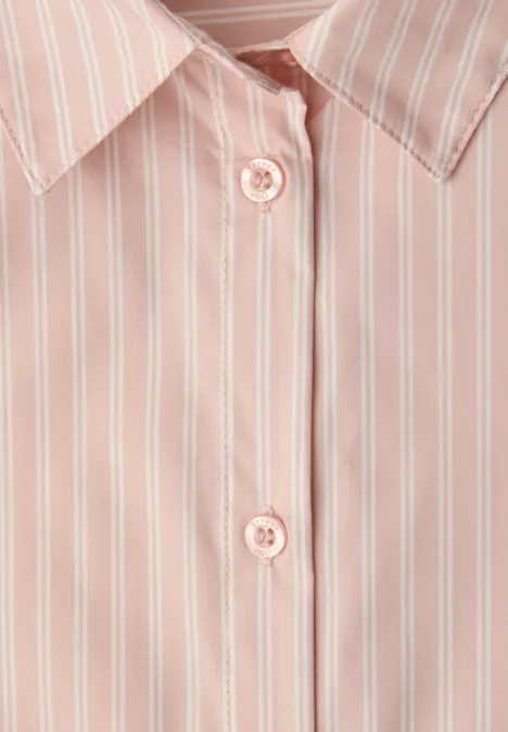 Gestreepte zakelijke blouse faded rose