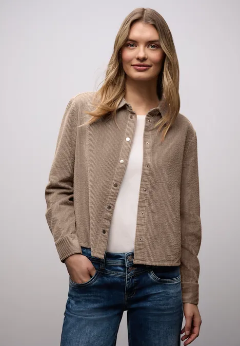 Hemdbluse light terra mocha