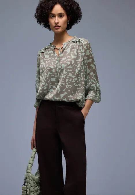 Tunika mit Rüschen pale mint green