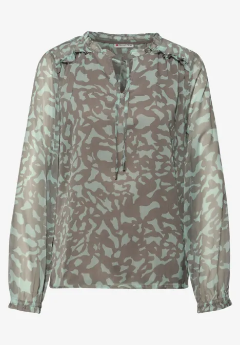 Tunika mit Rüschen pale mint green