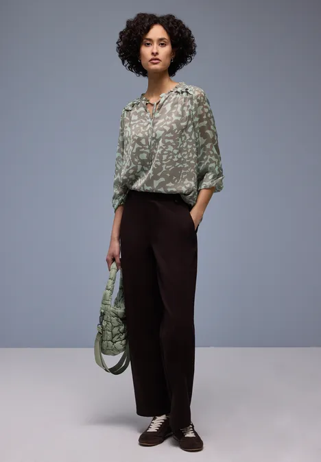 Tunika mit Rüschen pale mint green