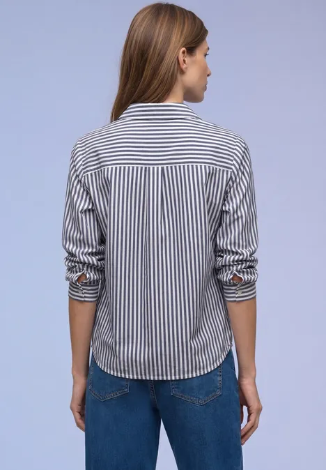 Gestreifte Tunika shadow blue