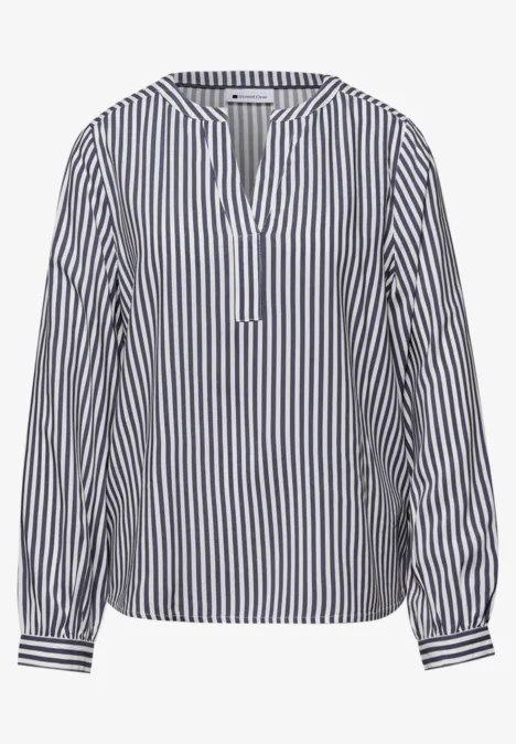 Gestreifte Tunika shadow blue