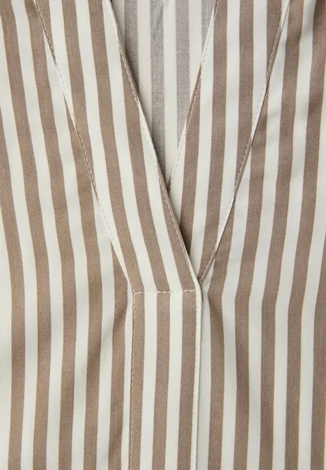 Gestreifte Tunika light terra mocha