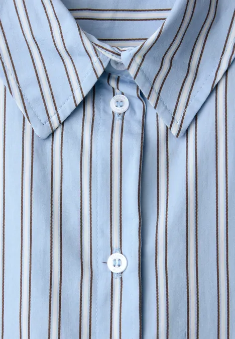 Gestreifte Hemdbluse original blue