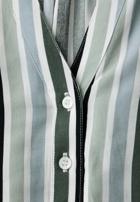 Gestreifte Tunika bound green