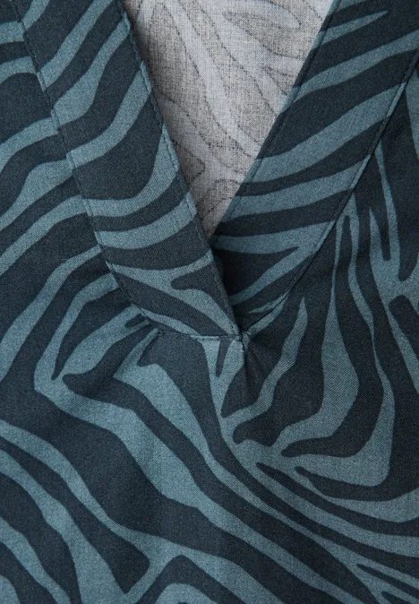 Blouse met omslag cool vintage green