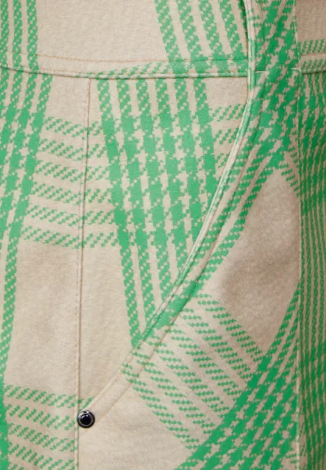 Rok in wollen look spring sand melange Rok in wollen look spring sand melange