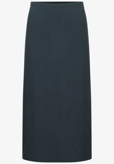 Gerippter Midirock cool vintage green