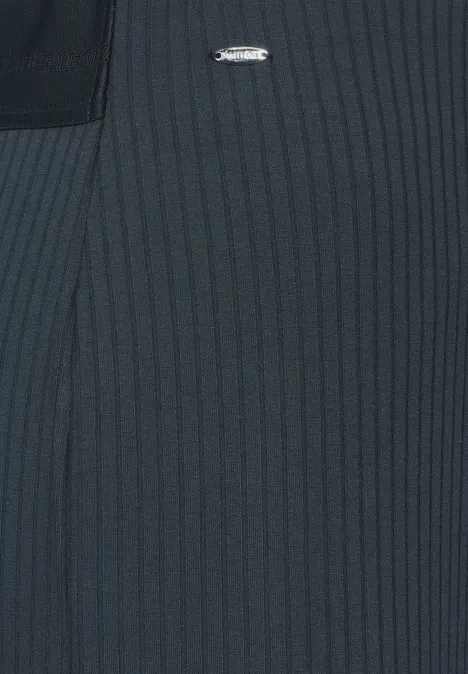 Gerippter Midirock cool vintage green