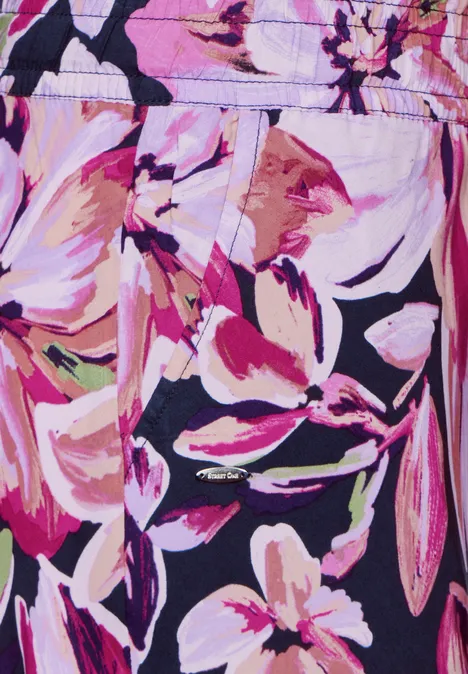 Floraler Midirock magnolia pink